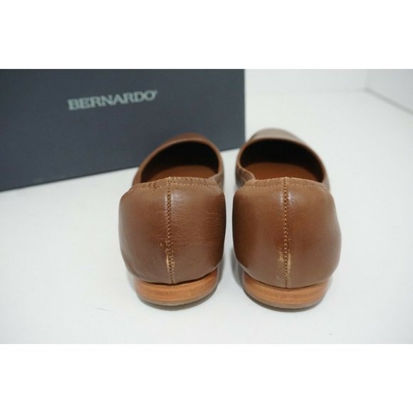 Bernardo Dina Women's Shoes Brown Leather Flats Size US 6 M - Picture 6 of 12